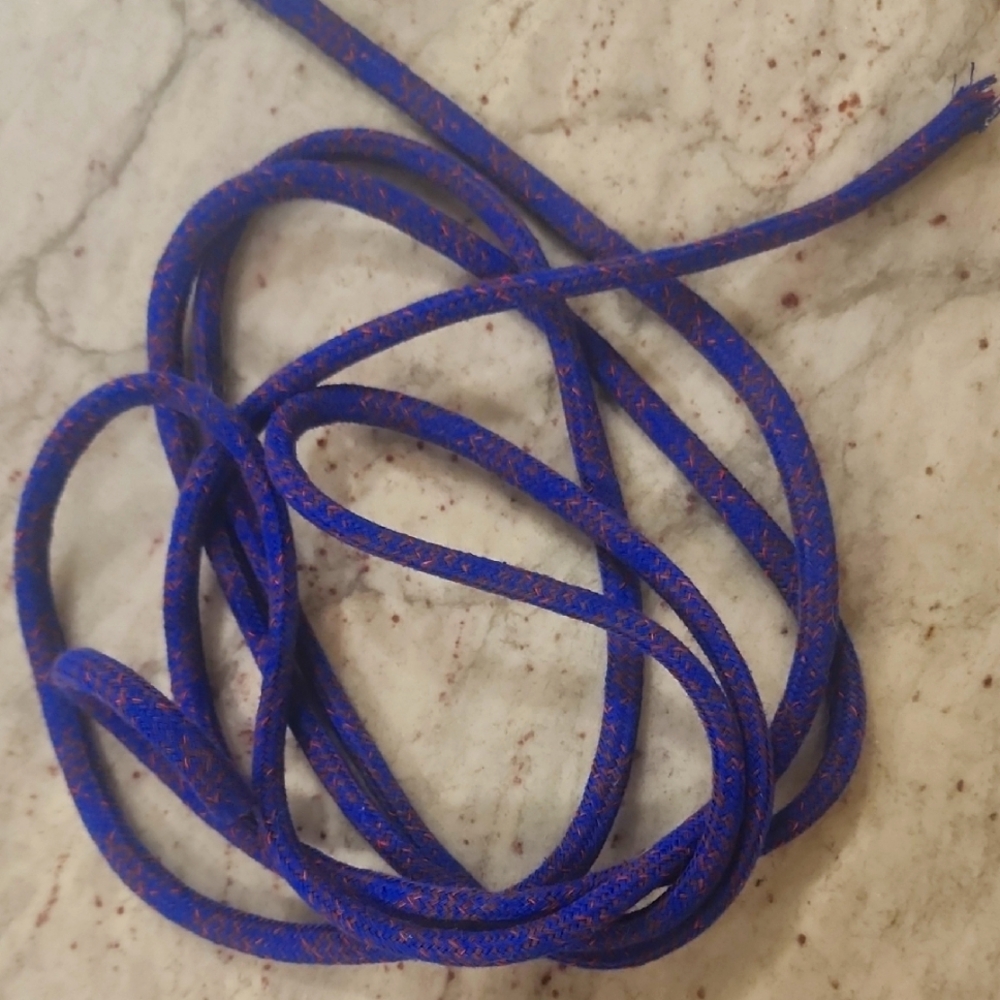 Burberry Blue and Red Patterned Burberry cord from Box